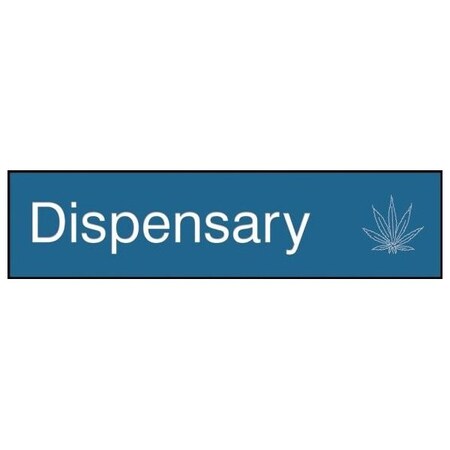 Accuform 12 in W x 3 in H, Engraved Plastic PSG601BU